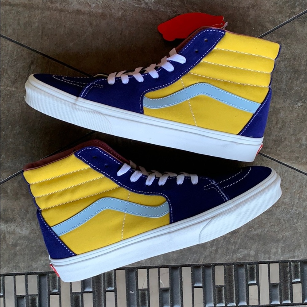 VANS Sk8-Hi SUNSHINE Multi/True White men’s - Picture 13 of 16